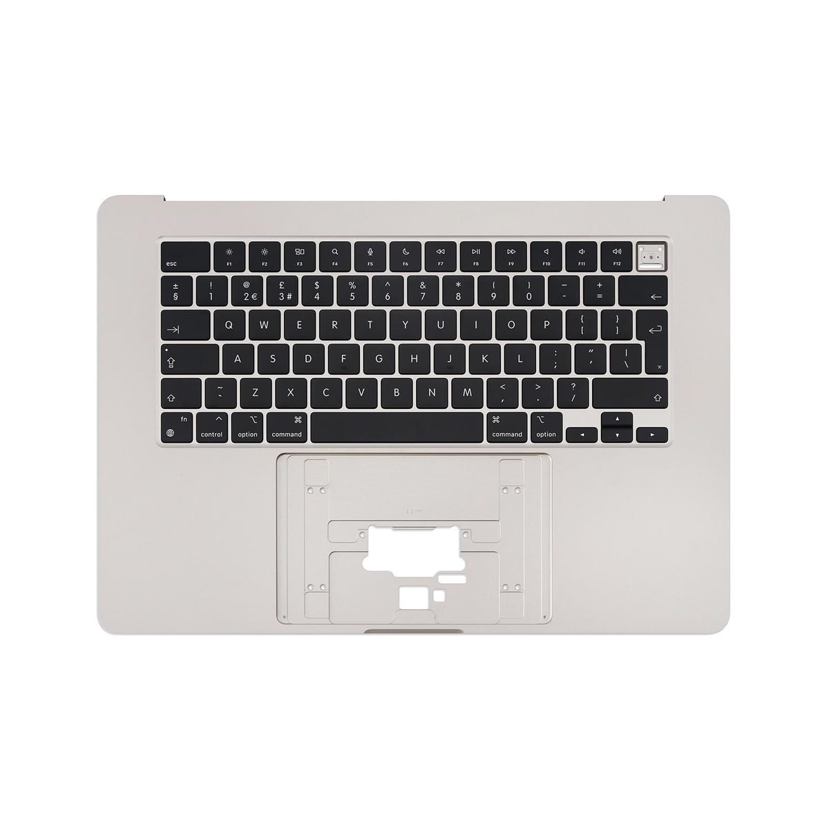 MacBook Air 15" M3 2024 A3114 Top Case Palmrest with UK Keyboard & Backlight - Image 3