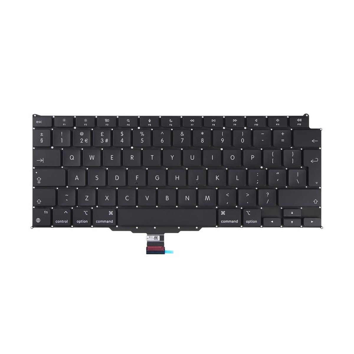 MacBook Air 13" M4 2025 A3240 UK Keyboard & Backlight (British English QWERTY)