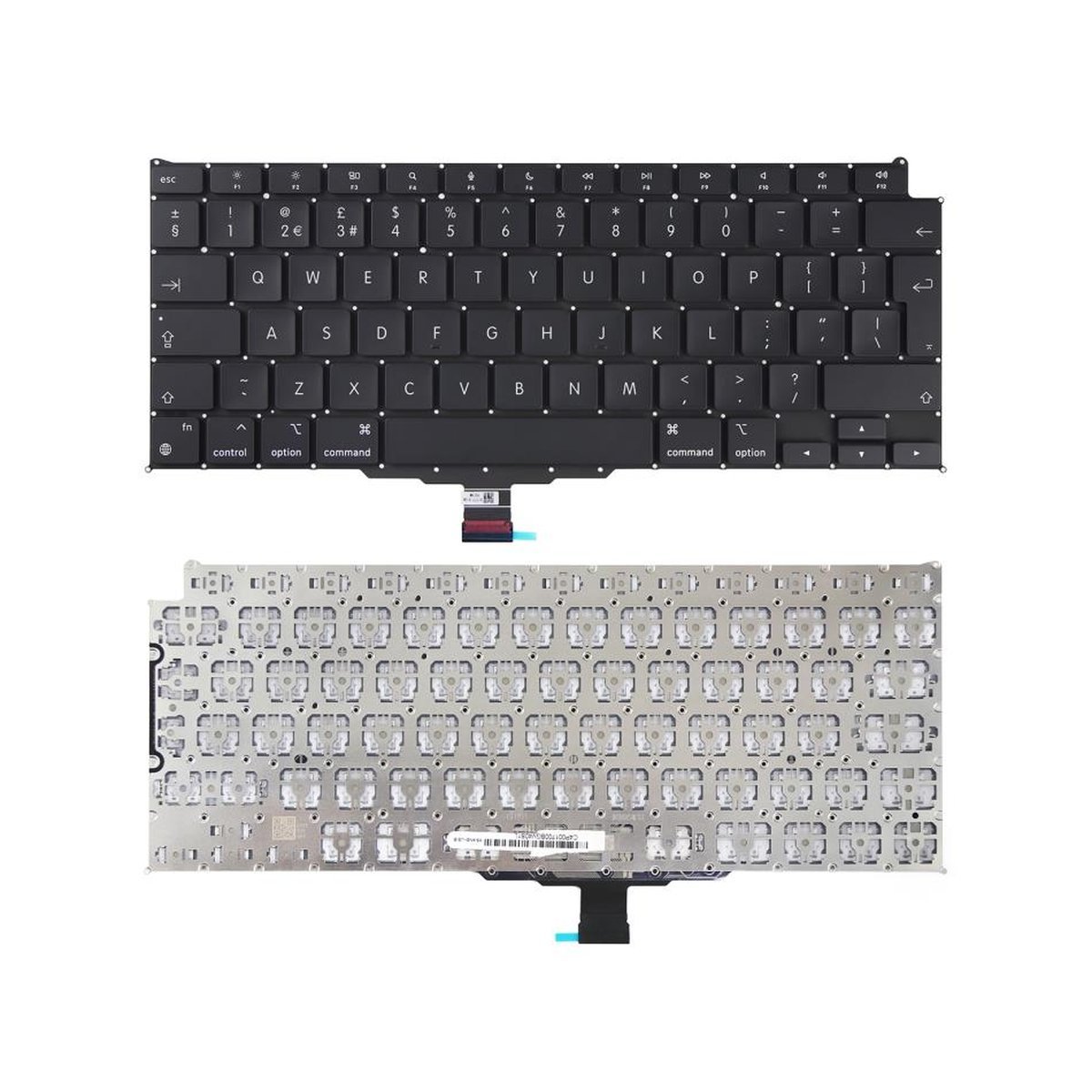 MacBook Air 13" M4 2025 A3240 UK Keyboard & Backlight (British English QWERTY) - Image 3