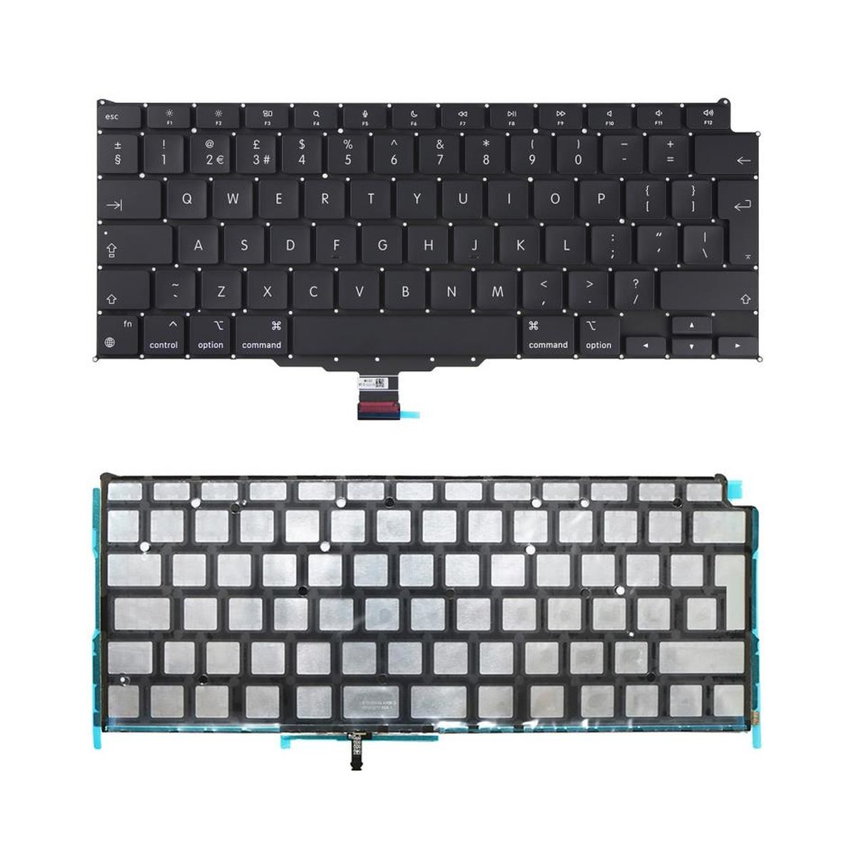 MacBook Air 13" M4 2025 A3240 UK Keyboard & Backlight (British English QWERTY) - Image 2
